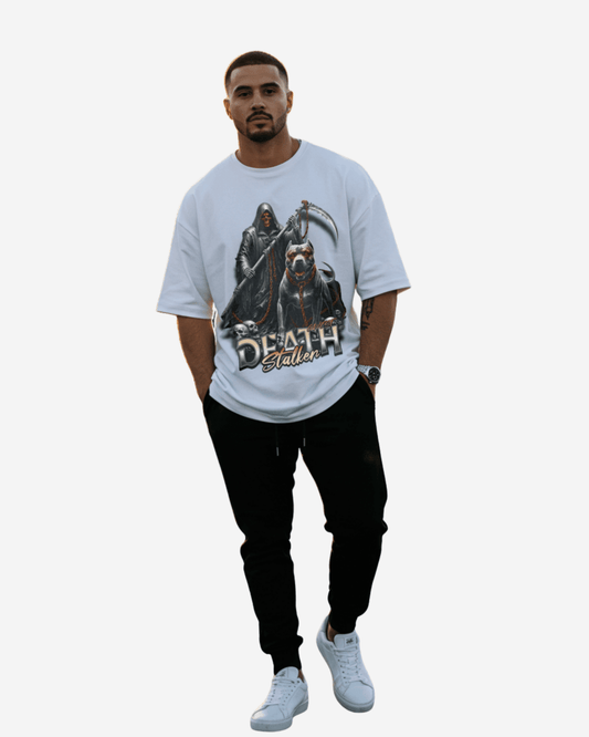 Camiseta extragrande para hombre G West Death Stalken