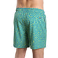 Deco Maze, Key Lime Hybrid Short, Compression Lined Swim and Resort Trunk