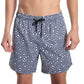 Deco Maze, Surf and Storm Hybrid Short, Compression Lined Swim and Resort Trunk
