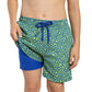 Deco Maze, Key Lime Boys Hybrid Short, Swim and Play Trunk