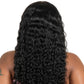 Peluca de Cierre de Encaje Transparente 4x4 de Cabello Humano 100% Ondulado Profundo