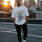 G West Demon Cat Breakout Oversized T-Shirt Mens