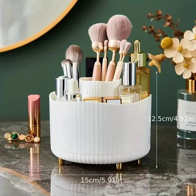 Caja de Almacenamiento de Cosméticos Giratoria para Escritorio