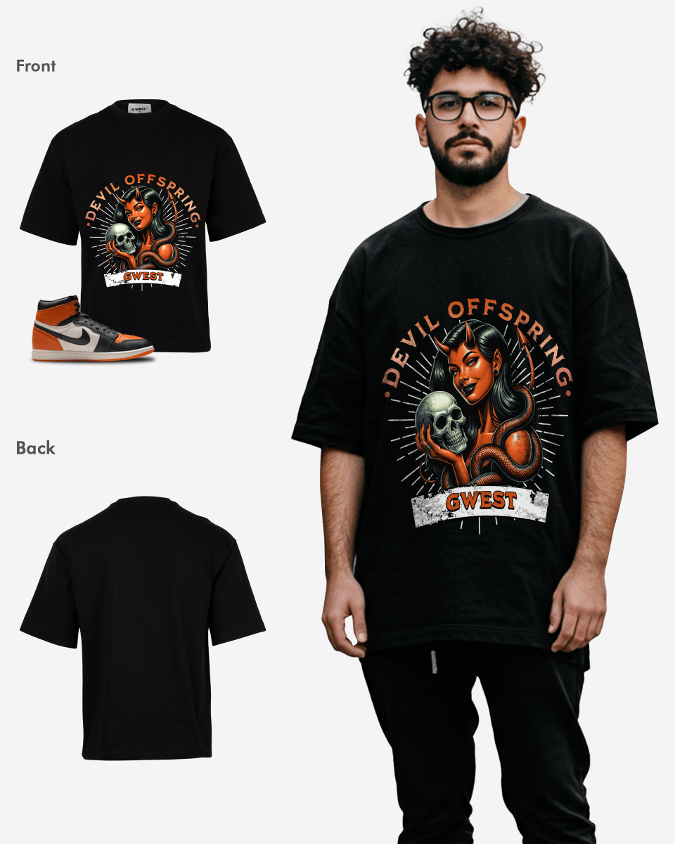 G West Devil Offspring Oversized Men's T-Shirt