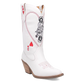 Dingo Queen A Hearts - Botas Vaqueras de Cuero para Mujer