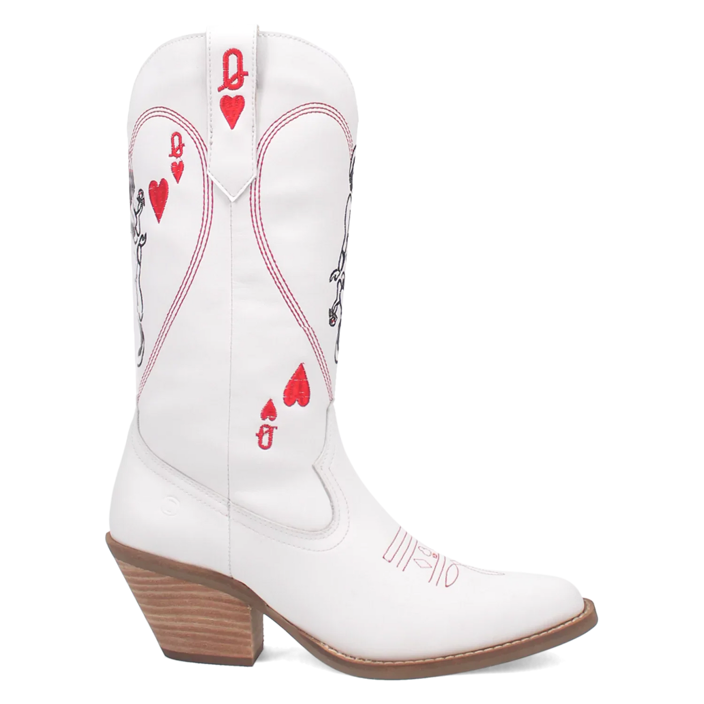 Dingo Queen A Hearts - Botas Vaqueras de Cuero para Mujer
