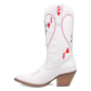 Dingo Queen A Hearts - Botas Vaqueras de Cuero para Mujer