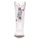 Dingo Queen A Hearts - Botas Vaqueras de Cuero para Mujer