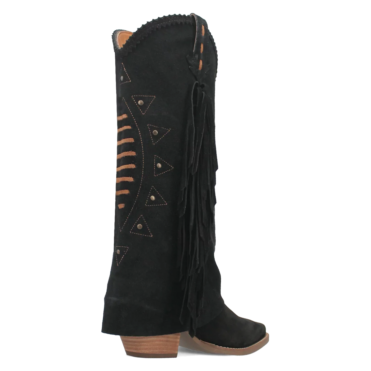 Sendero Dingo Spirit - Botas vaqueras de cuero de ante para mujer