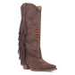 Sendero Dingo Spirit - Botas vaqueras de cuero de ante para mujer