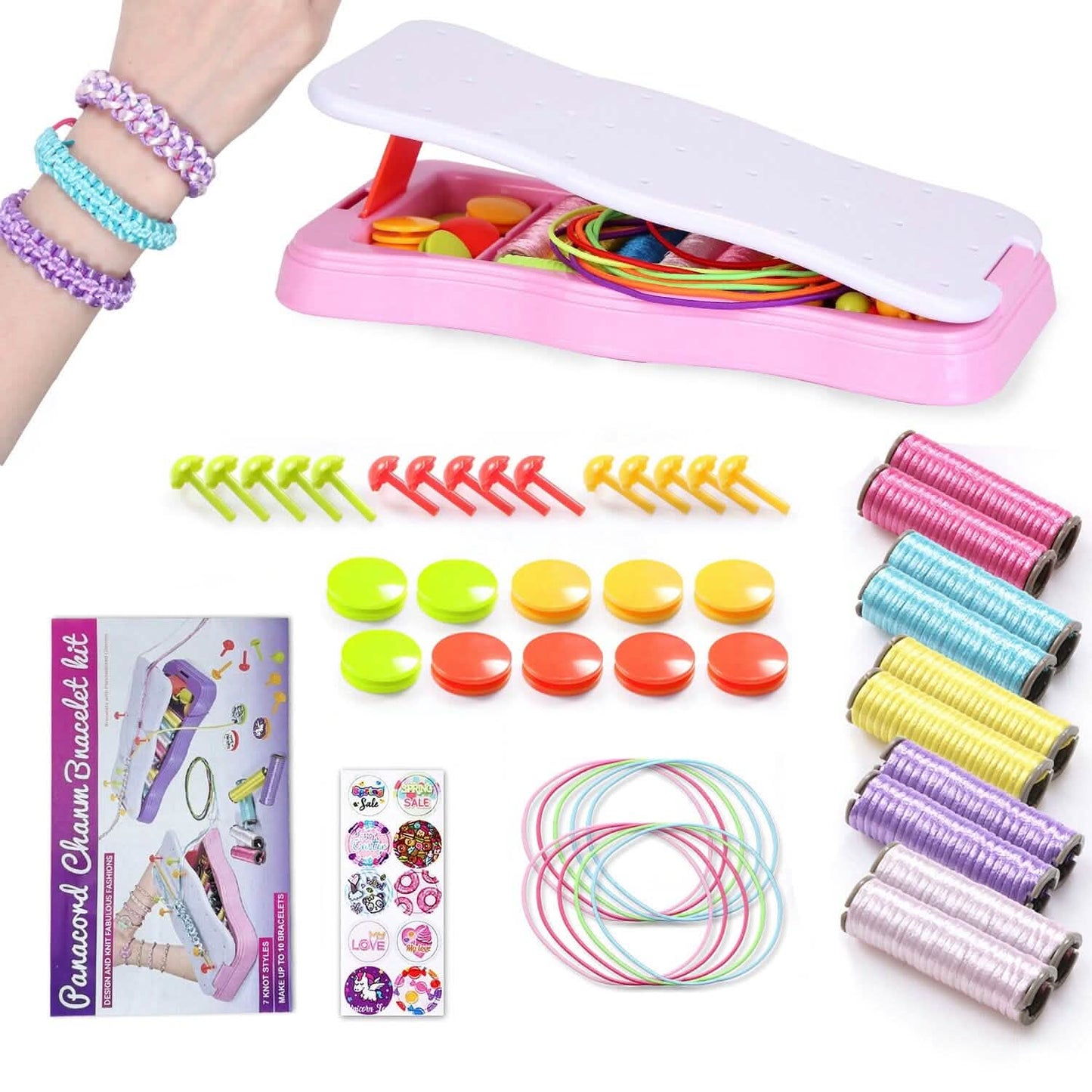 Kit para hacer pulseras DIY para niños