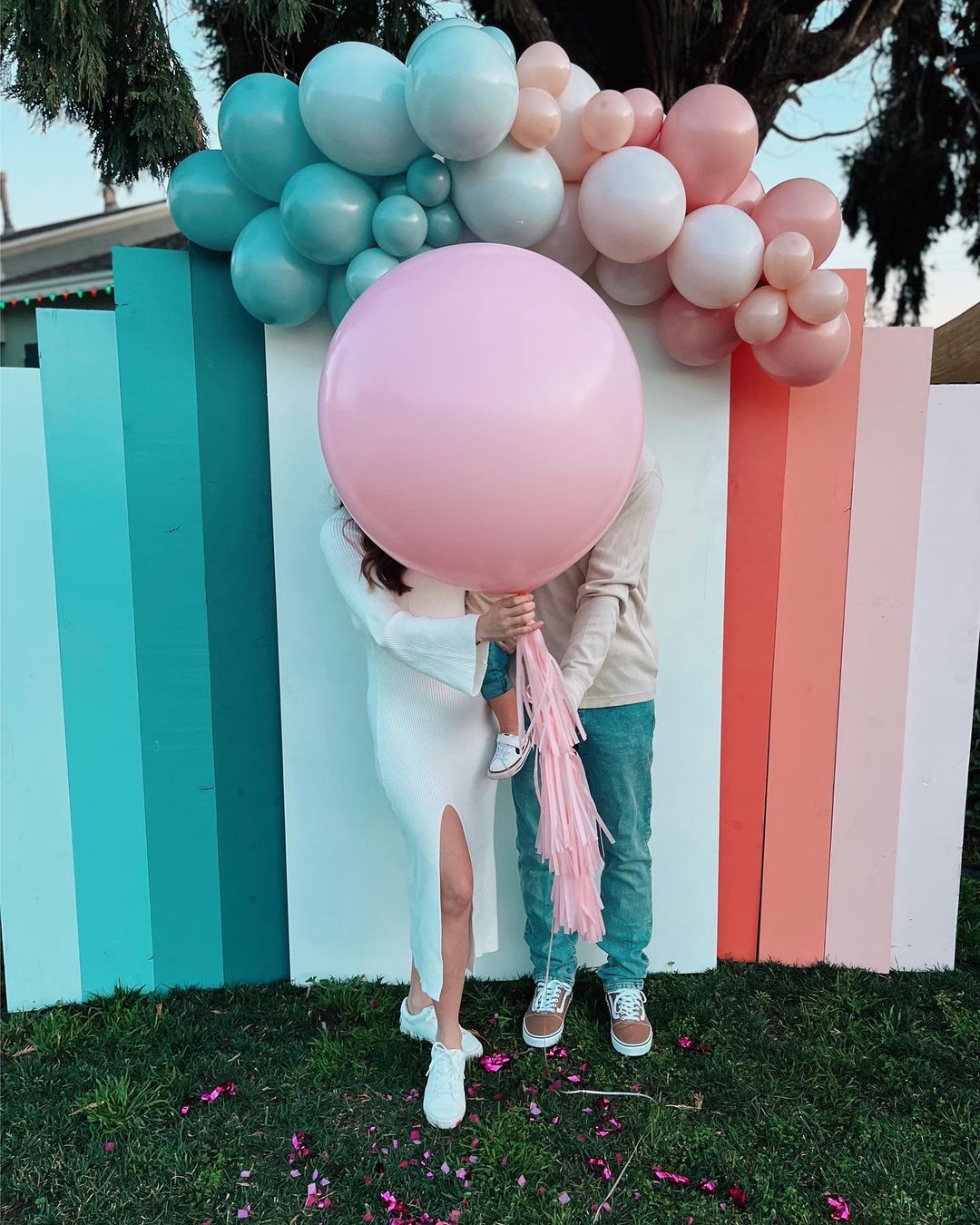 DIY Pink Tassel Tail Kit | Paper Fringe Garland & Balloon Decor