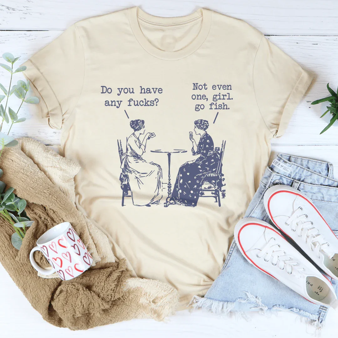 Sarcastic Game Pun Shirt – "Girl Go Fish" Graphic T-Shirt