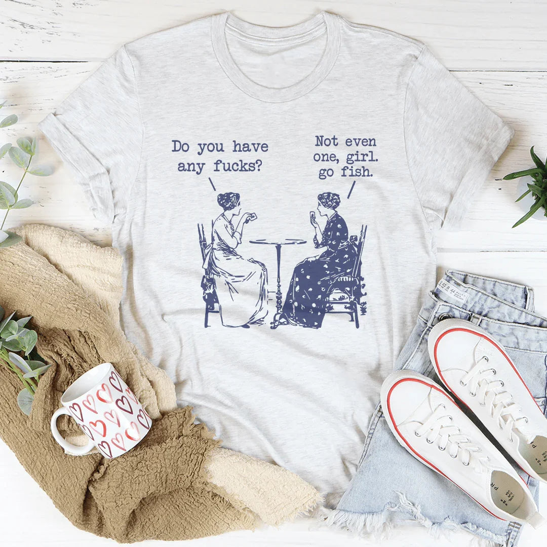 Sarcastic Game Pun Shirt – "Girl Go Fish" Graphic T-Shirt