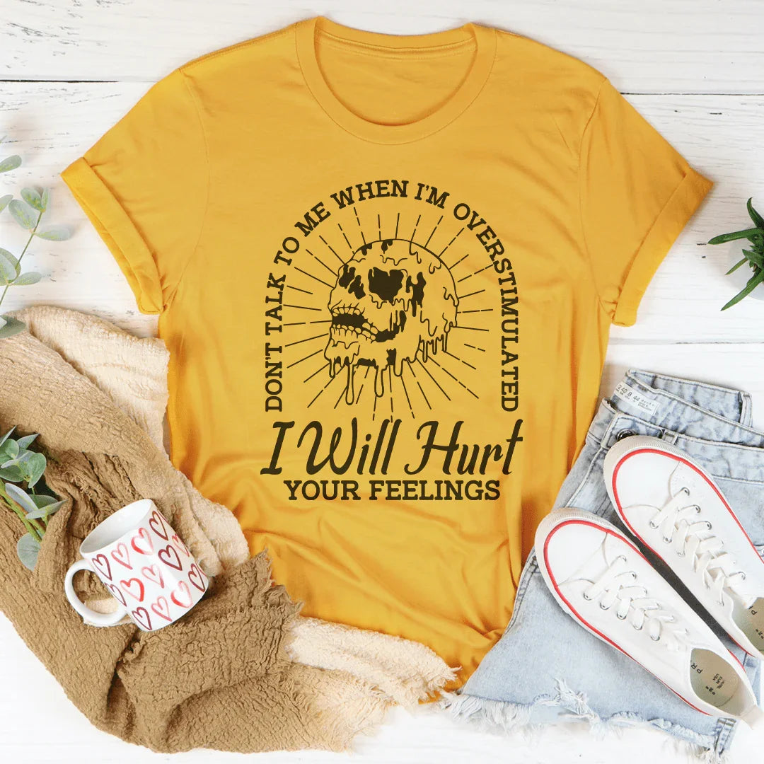 Unfiltered Mood Casual Shirt – "Don't Talk To Me When I'm Overstimulated"