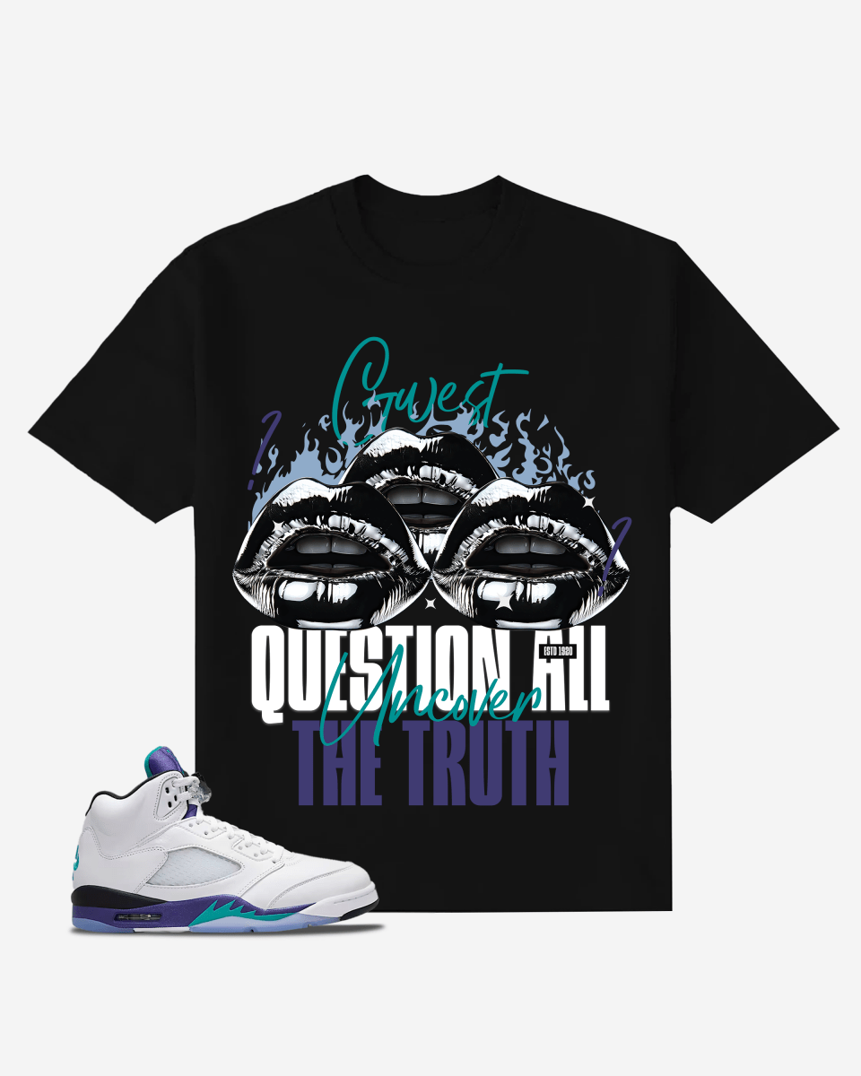 G West Don't Believe They Say Lips Oversized T-Shirt Mens
