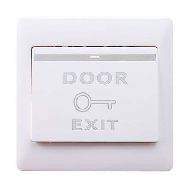 Botón de salida de puerta, pulsador para abrir, panel de interruptores para sistema de control de acceso