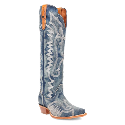 Botas vaqueras de mezclilla para mujer - Dan Post Denim Darlin'