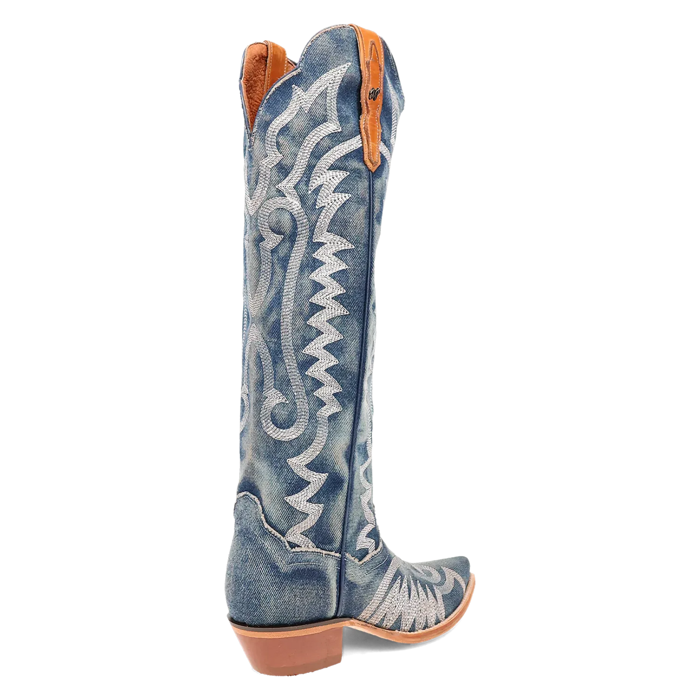 Botas vaqueras de mezclilla para mujer - Dan Post Denim Darlin'