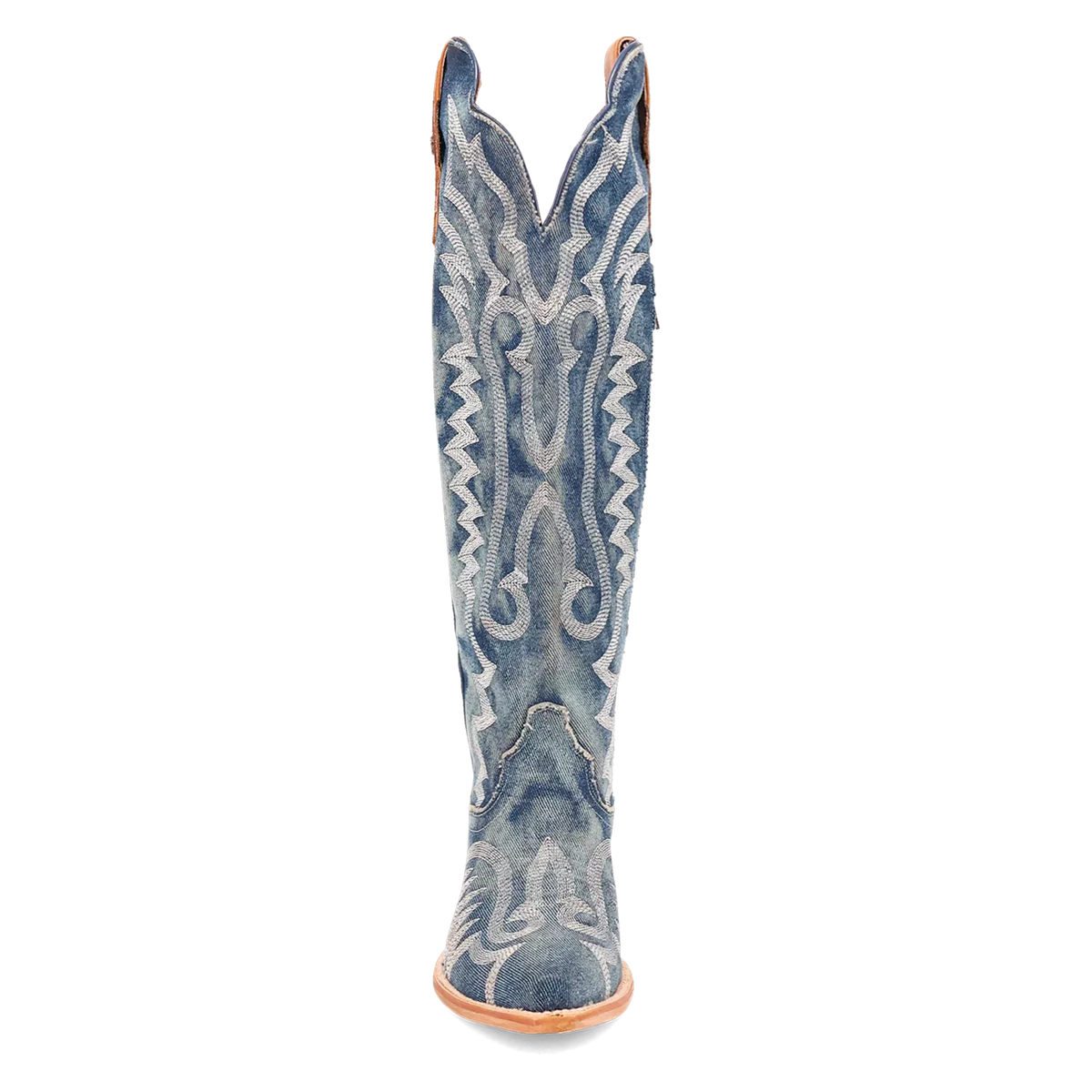 Botas vaqueras de mezclilla para mujer - Dan Post Denim Darlin'