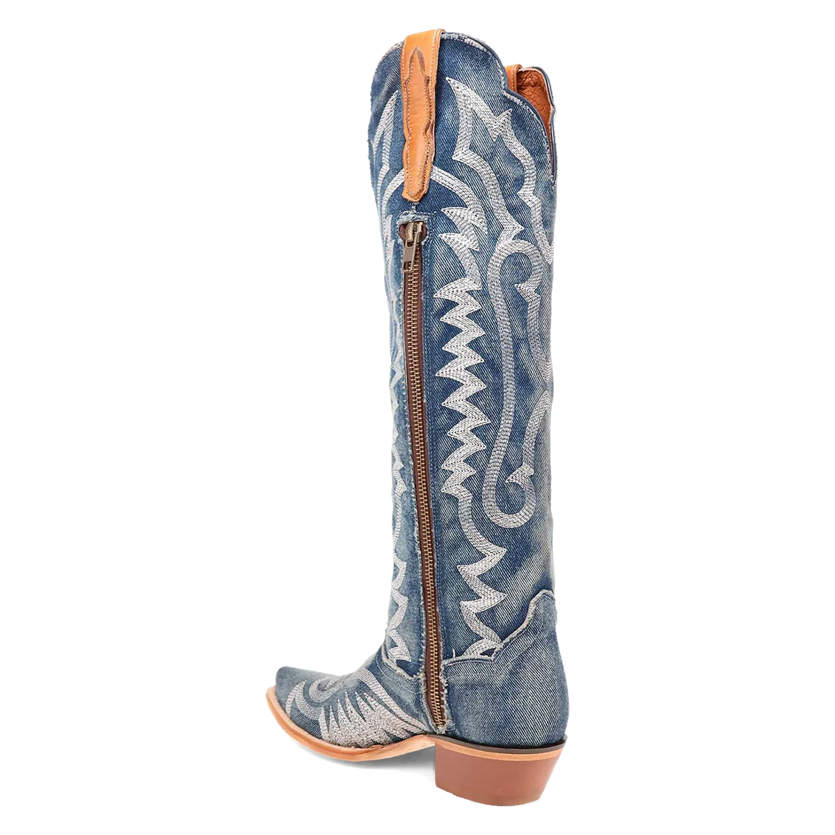 Botas vaqueras de mezclilla para mujer - Dan Post Denim Darlin'