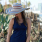 Peter Grimm Drew - Womens Wide Brim Straw Sun Hat