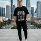 G West Drums Of Liberations Oversized T-Shirt Mens