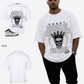 G West Drums Of Liberations Oversized T-Shirt Mens