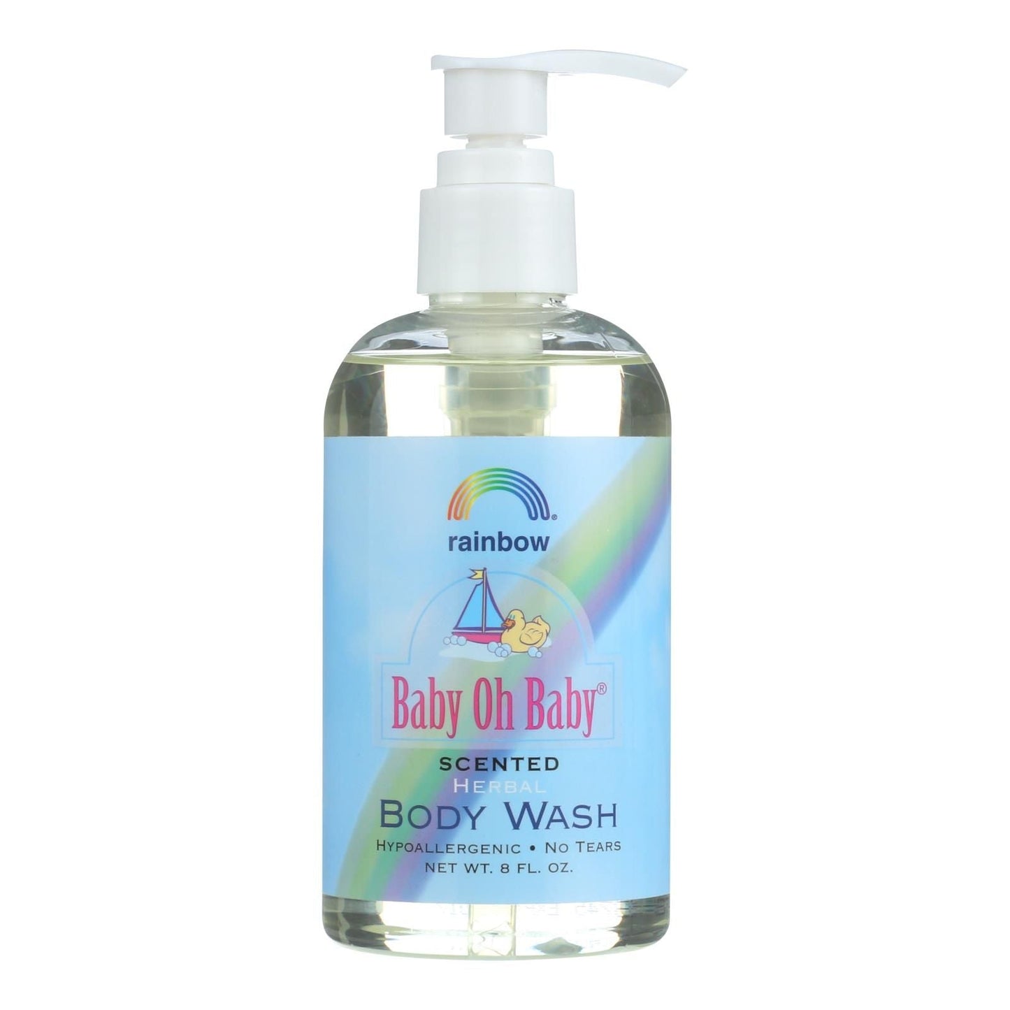 Rainbow Research Baby Oh Baby Gel de baño de hierbas orgánicas - 8 Fl Oz