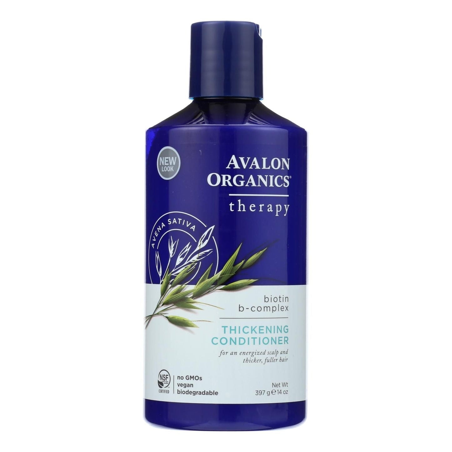 Acondicionador Voluminizador Avalon Organics Biotin B-complex Therapy - 14 Fl Oz
