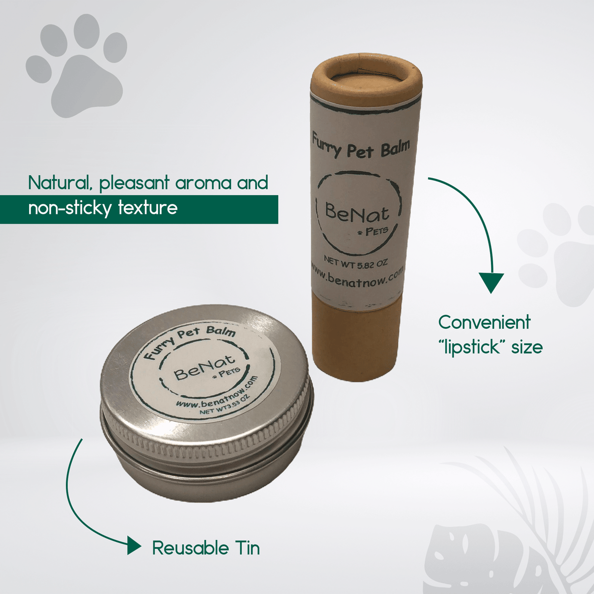 BeNat Pets. Paquete de Aseo para Mascotas 3 en 1. Jabón en Barra para Mascotas + Bálsamo para Mascotas + Toalla de Baño