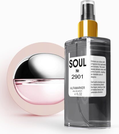 SOUL Nro. 2901 Impresión del perfume Be Delicious Fresh Blossom para mujer Eau de Parfum Spray para mujer 4.0 fl oz 120 ml Fragancia de larga duración