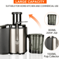 87043565 1100W household centrifugal juicer multi-function electric juicer 2.5L slag cup does not contain BPA fruit and vegetable juice, modern vertical mixing kitchen juicer, secondary mechanical