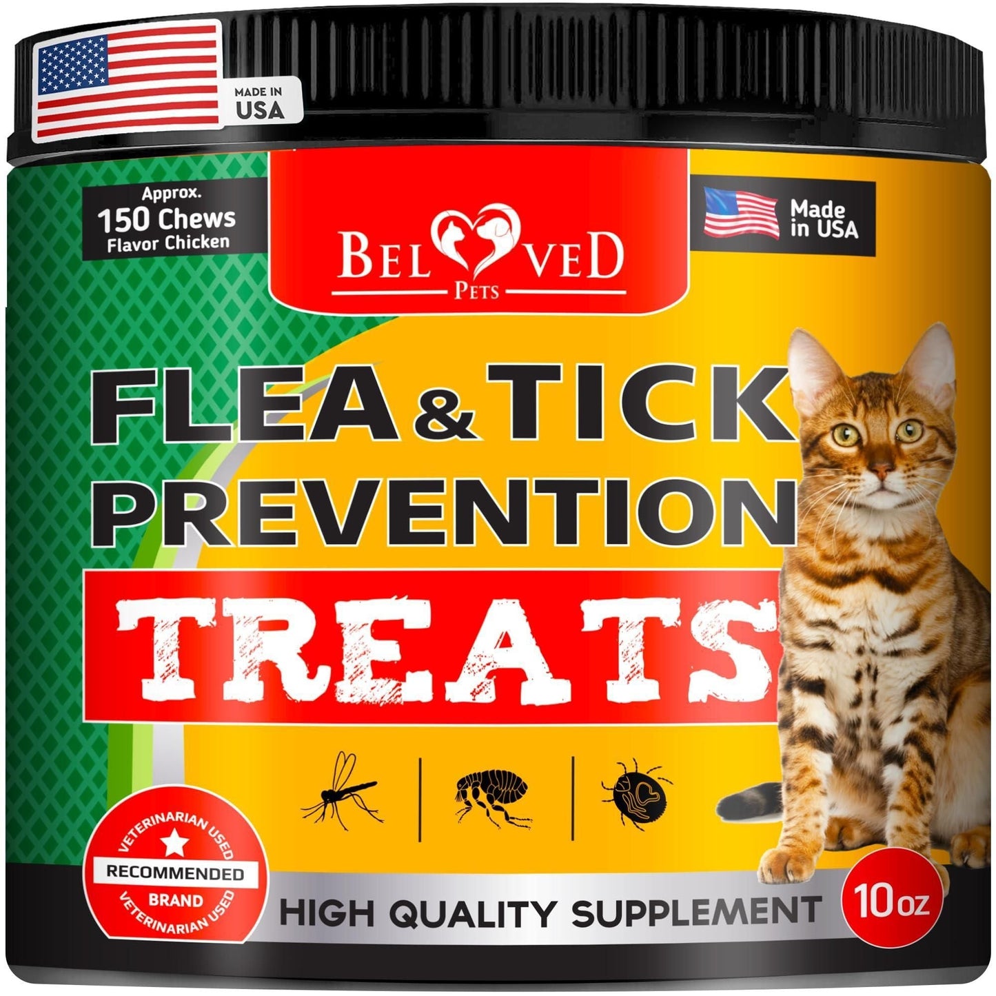 Pastillas masticables para la prevención de pulgas y garrapatas para perros y gatos Tratamiento oral contra pulgas Revolution para mascotas Control de plagas Pastillas masticables de defensa natural Pequeñas tabletas sabor a pollo para gatos