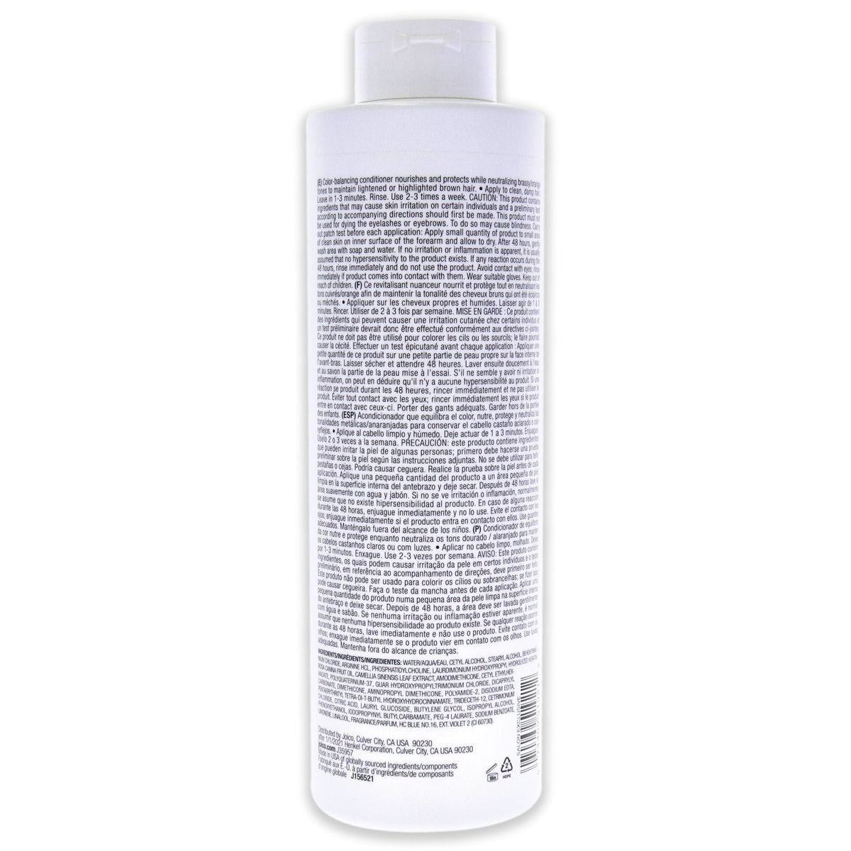 Acondicionador Color Balance Blue de Joico Unisex - Acondicionador de 33.8 oz