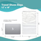 Clear Drawstring Bag, 12 x 18 Inches. Pack of 1000 Clear Plastic Drawstring Bags. 2 Mil Drawstring Clear Plastic Bags. Waterproof Clear Plastic Bags Drawstring for Cosmetics, Toiletries
