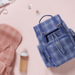 SUNVENO Mochila para pañales, bolso cambiador de bebé, bolsos de tweed para pañales de bebé, multifunción, impermeable para viajes