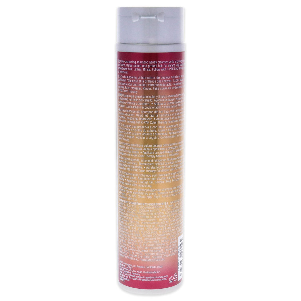 Champú K-Pak Color Therapy de Joico para unisex - Champú de 10.1 oz