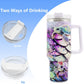 1pc 40oz Water Bottles,5D Little Turtle Series Tumbler,Large Capacity Stainless Steel Tumbler Insulation Cup With Lid And Straw For Women,Camping,Driving,skiing,Thermocoolers.Best Gift