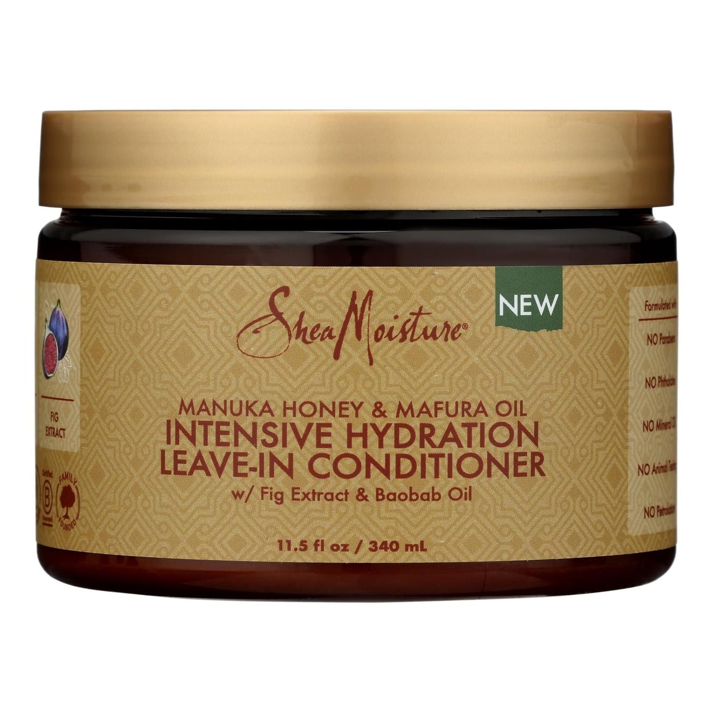 Shea Moisture - Acondicionador sin enjuague Miel de Manuka - 1 unidad - 11.5 oz fl