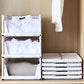 Paquete de 4 cajas organizadoras de plástico para armarios, contenedores de almacenamiento plegables, cajones apilables con riel deslizante, cesta de almacenamiento extraíble para sala de estar, dormitorio, armario, color blanco