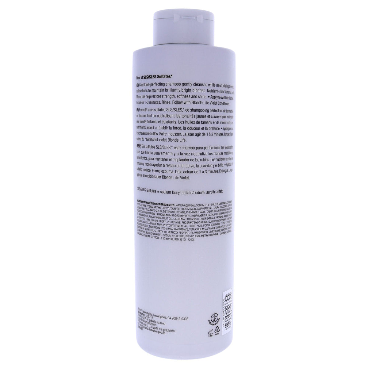 Champú Blonde Life Violet de Joico para unisex - Champú de 33.8 oz