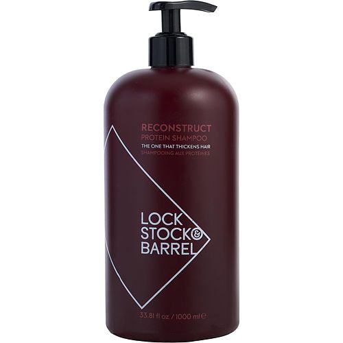 LOCK STOCK & BARREL por Lock Stock & Barrel RECONSTRUCT PROTEIN SHAMPOO EL QUE ESPESA EL CABELLO 33.81 OZ