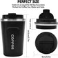 12 oz Stainless Steel Vacuum Insulated Tumbler - Coffee Travel Mug Spill Proof with Lid - T hermos Cup for Keep Hot/Ice Coffee; Tea and Beer