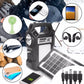 Portable Solar Power Station Rechargeable Backup Power Bank w/Flashlight 3 Lighting Bulbs For Camping Outage Garden Lamp