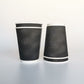 50PCS 8oz 12oz 16oz Custom Printed E co F riendly Triple Ripple Wall cup 3 Layer Disposable hot drink Coffee Paper Cups