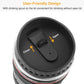 Camera Lens Coffee Mug Cup 13.6oz F ood-G rade Stainless Steel Travel Photography Insulated Mug for All Ages