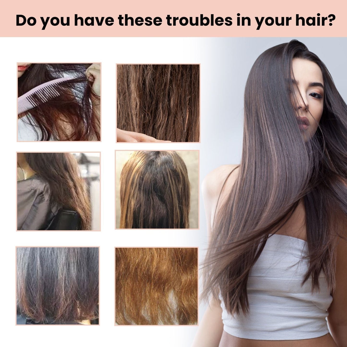 Alisador de Pelo Rose Smoothing de Hoegoa: Alisa el cabello sin apelmazar, repara el cabello seco y las puntas abiertas, e hidrata ligeramente.
