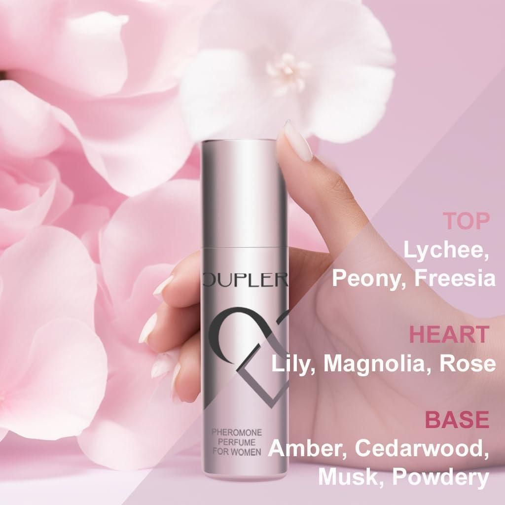 Perfume de Aceite para Mujer Roll-on 10ml 1fl oz Fragancia de Feromonas de Larga Duración
