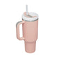 1200ml Stainless Steel Mug Coffee Cup Thermal Travel Car Auto Mugs T hermos 40 Oz Tumbler with Handle Straw Cup Drinkware New In